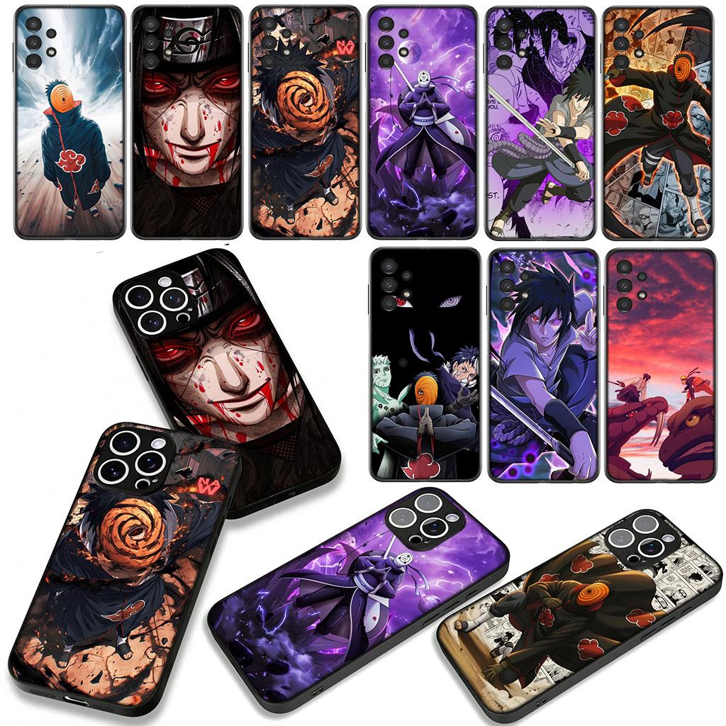 Tobi Obito Uchiha Itachi Narutos Sasuke for Samsung Galaxy A25 A37 A57 A12 A14 A31 A50 A51 A70 A71 A72 A04 Note 20 9 8 10 Case