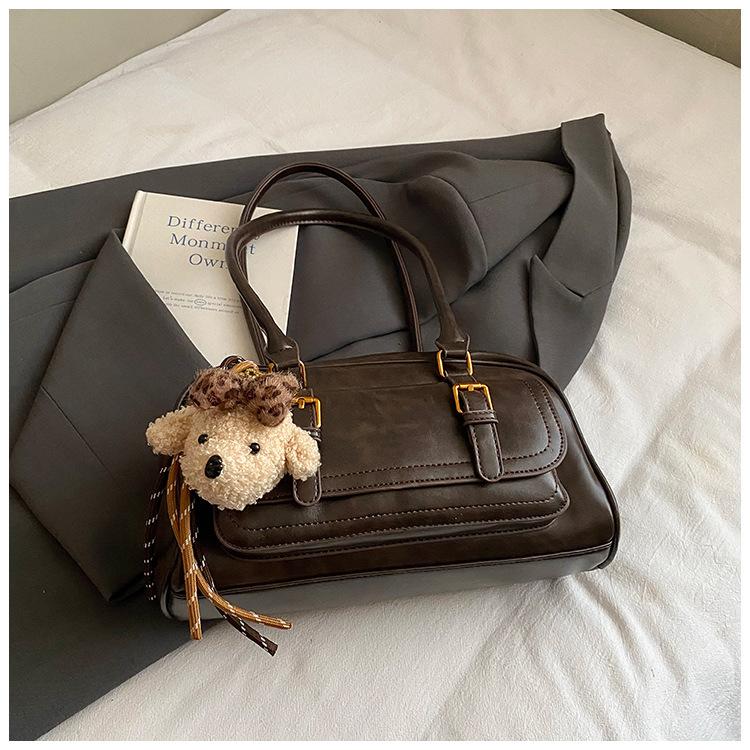 Trendy Fashion Portable Underarm Bowling Bag Women's Autumn New Large-capacity Shoulder Pillow Bag