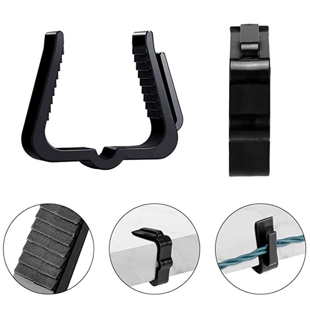 50pcs Plastic Christmas Light Clip For Roof Gutter And Eave Decoration Durable And Reliable Hanging Solution