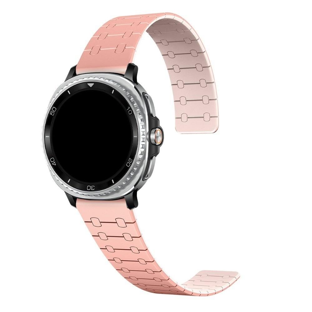 

Силиконовый ремешок для Samsung galaxy watch 8 40 44мм/8 classic/Ultra 2025 двухцветный магнитный ремешок для Samsung galaxy watch Ultra 47 for galaxy 7 ultra