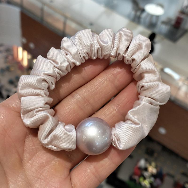 High-Elastic Durable Leather Ponytail Holder - Large Intestine Hair Tie Headband for Girls