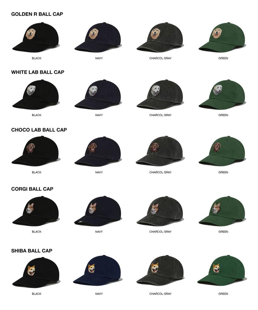 RETRIEVER CLUB Shiba Ball Cap [Black]