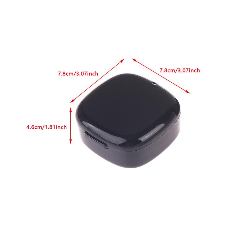 1Pc Denture Storage Box Portable Soaking Tooth,Small And Portable Box For Storing Dental Braces And Retainers,Invisible Storage