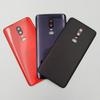 Original For Oneplus 6 Back Glass Housing Cover Battery Cover Rear Door Replacement Repair Parts For 1+ 6 With Camera Lens