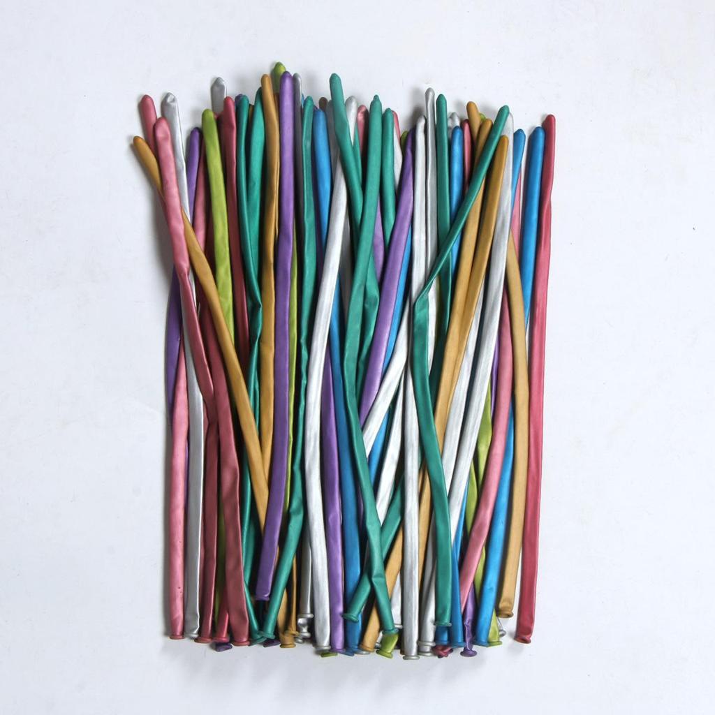 Metallic 260 Magic Balloon 1.8g - Perfect for Birthday Party Decor, Balloon Modeling, and DIY Arrangements