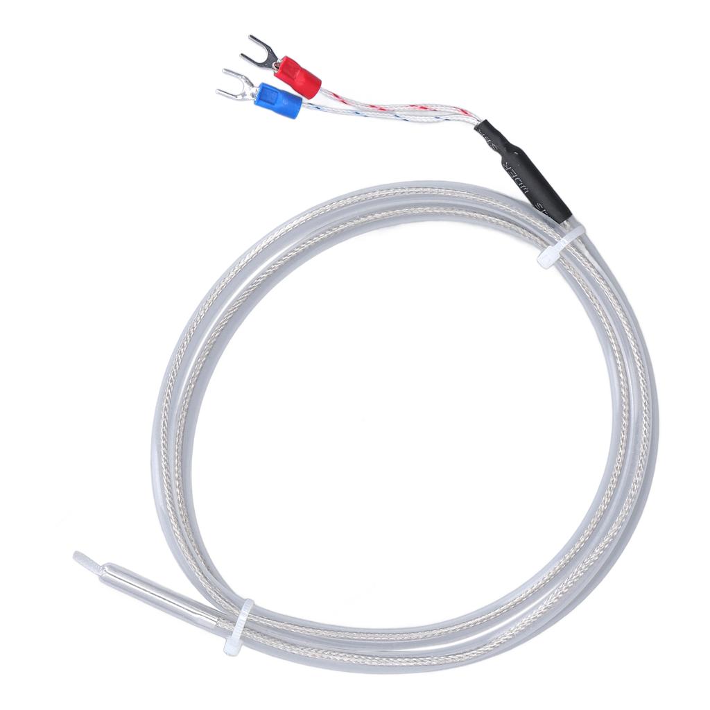 BERM K Type Thermocouple High Accuracy PT100 Temperature Transducer Probe 0‑200℃ 1 Meter Length