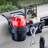 Car Cup Stand Phone Holder Mount Tray Side Door Window Storage Barrel Pocket Hanging Storage Rack Auto Interior Accessories