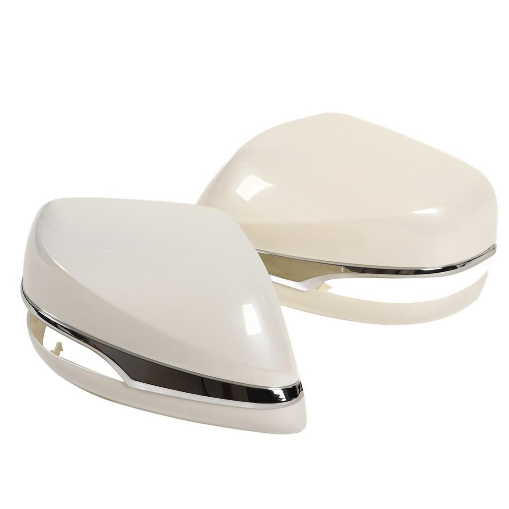 1 Pair Car Side Rear View Mirror Cover Lightweight Easy Clean Rounded Edges Shockproof Fit For LX570 2016‑2018