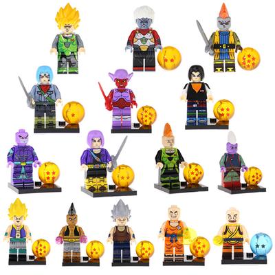 Dragon Ball Baustein Figurenset Kleine Partikel Mosaik Spielzeugbeutel