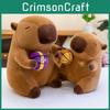Plush Capybara Basketball Toy Stuffed Doll Cartoon Decoration Kids Gift Cute