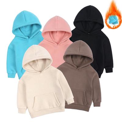 Korean Style Hooded Children's Sweatshirt - Boys & Girls Long Sleeve Jacket, 2026 Trendy Autumn/Winter Collection