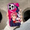 Dandadan Aira Shiratori Phone Case for iPhone 17 16 15 14 13 12 11 X XR XS 8 7 Air Pro Max Plus Purple Translucent Cover