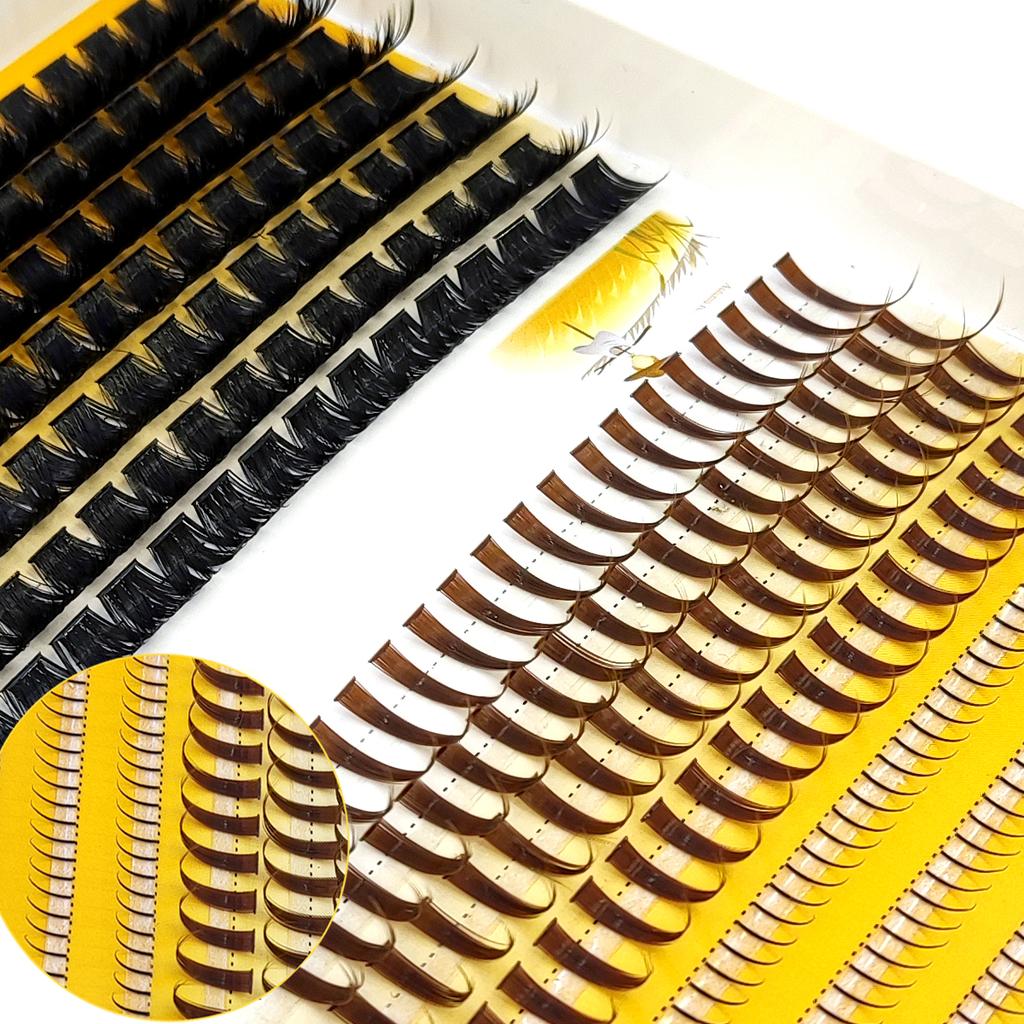 Xiaomi Faux cils en grappe 3D 60D-120D, épais et pointus, en vison, avec cils inférieurs, pour un look manga, yeux de poupée, cils naturels, cosplay