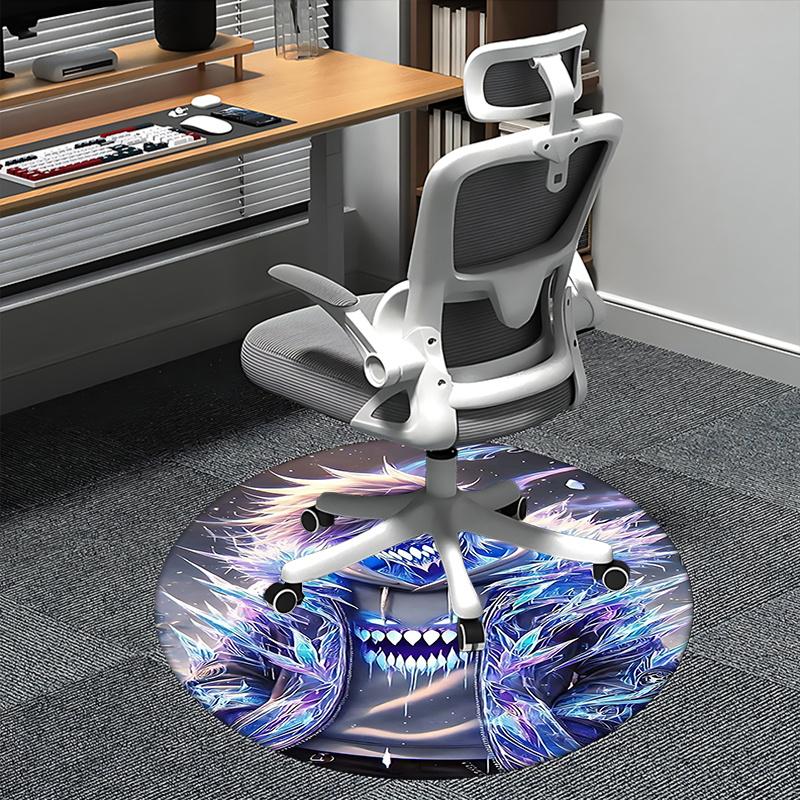 

Free fire Chair mat Round Rug-Office carpet, Non-slip, Suitable for Living Rooms, Bedrooms Decor.1205578a 80cm by 80cm