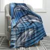 Dolphin Throw Blanket for Adults Soft Flannel Fleece Warm Lightweight Cute Animal Pattern Bed Sofa Couch Blanket King Queen Size