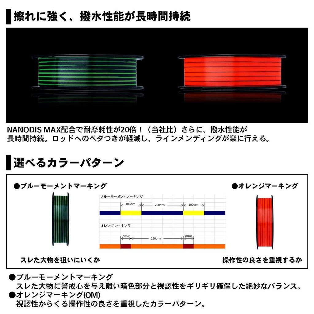 Daiwa Astron Iso Max Gamma Orange Marking Line, 2.5, 150m,