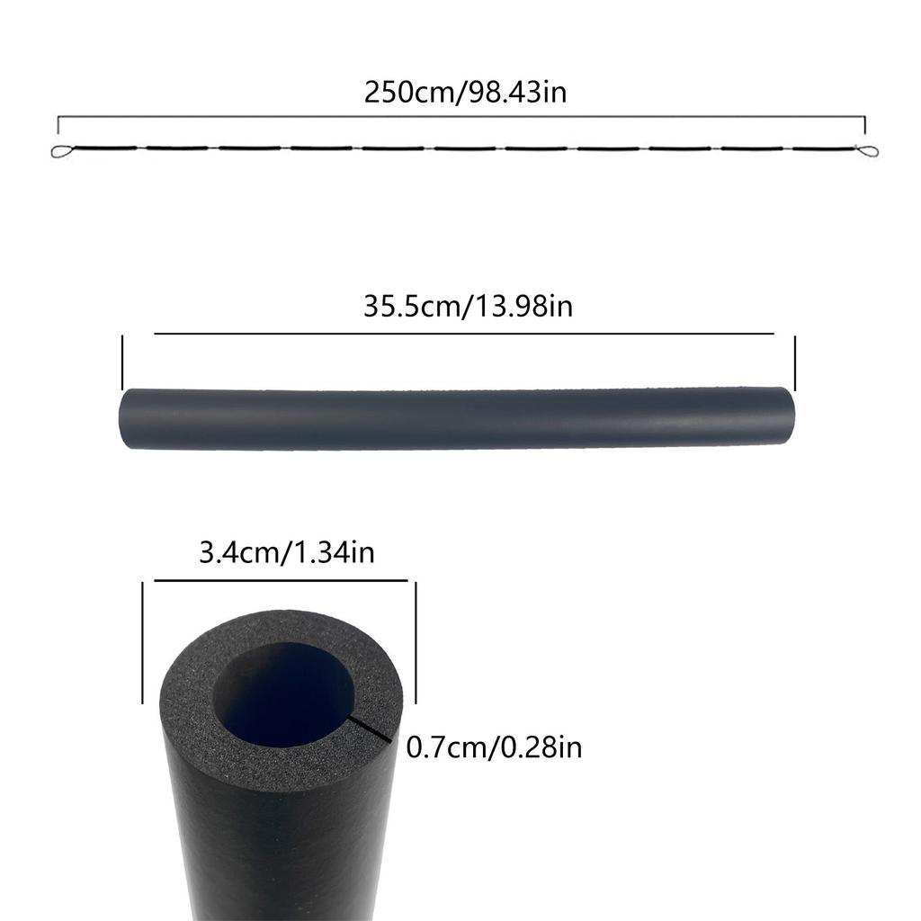 High Jump Training Equipment High Jump Bungees Elastic Crossbar Rubber Track and Field Jumping Crossbars for Beginners