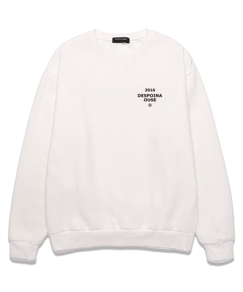 Ujeu Basic Logo Sweatshirt (Dls014) Melange Gray (Type B)