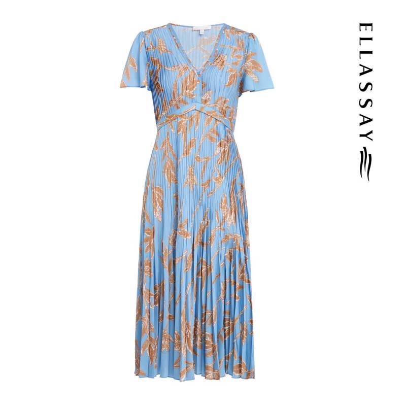 ELLASSAY French Romantic Elegant Mid-length Dress