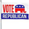 4x6 Ft Save America Vote Republican Flag Save America Vote Red Republican Flag with Metal Vote Red Anti Democrat Outdoor Flag Banner Yard Sign