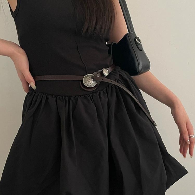 Vintage Buckle Belt Women Waist Belt Bohemian Waistband Pants Belt Accessories