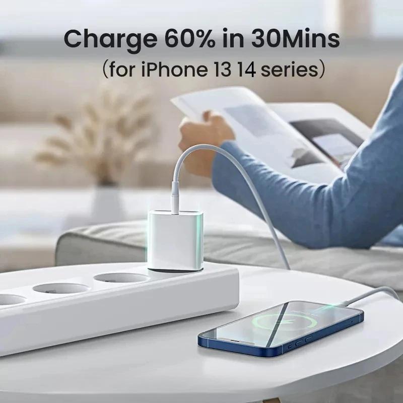 Cavo USB a Ricarica Rapida da 20W per iPhone 7 8 14 Plus X XR XS 11 12 13 Pro Max Cavo Caricabatterie Rapido Cavo USB C PD da 30W 1m 1.5m 2m 3m