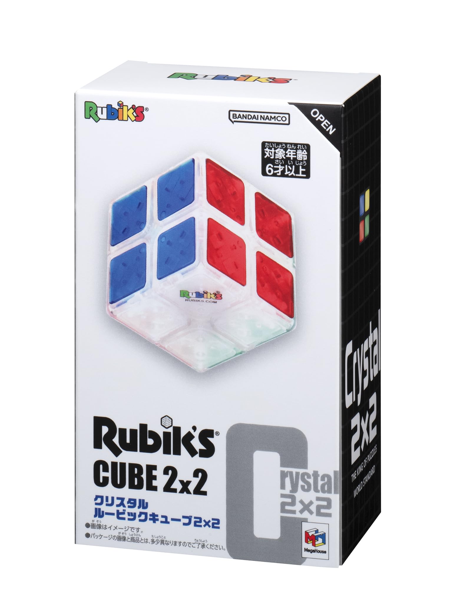 

Megahouse Crystal Cube 2x2 3D Puzzle Возраст Рубика 6+