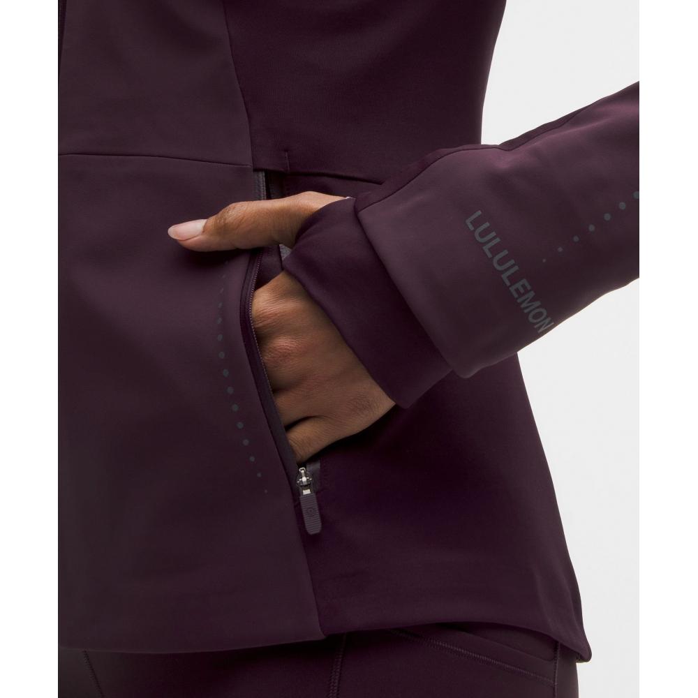 Lululemon Women S croSS Chill Performance Jacket Black Plum