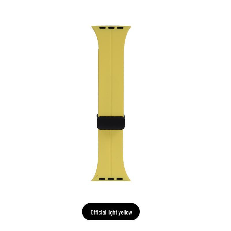 Magnetic Silicone Sport Band with Folding Buckle for iWatch/Apple Watch S10