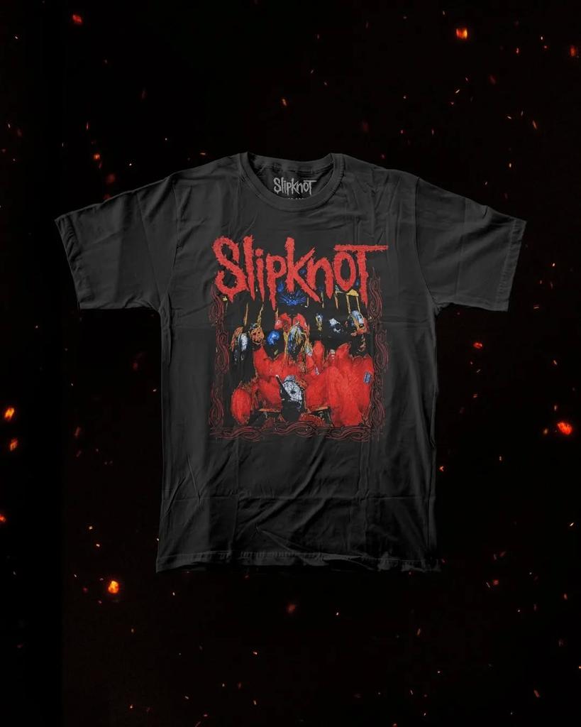 Slipknot Heavy Metal Band Grafisk T-shirt Herr Dam Sommar Bomull Överdimensionerad Streetwear Kortärmad Mode Retro T-shirt Kläder