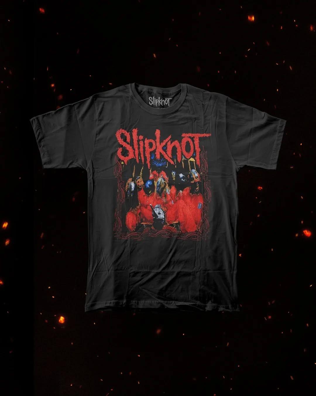 Slipknot Тяжелый Металл Группа Графическая Футболка Мужчины Женщины Лето Хлопок Оверсайз Уличная Одежда Короткий Рукав Мода Ретро Футболка Одежда 4XL