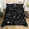 Sun And Moon Duvet Cover Set King Size Purple Liac Dream Catcher Star Bedding Set For Kids Children 2/3pcs Bohemia Quilt Cover