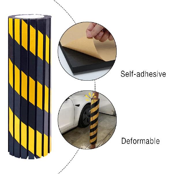 GUEQUITLEX Garage Wall Protector Foam Wall Corner Guard For Parking Garages - Wall Edge Protector Protect Your Car - Garage Wall - Wall Corner Edge