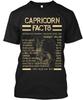 Capricorn Birthday Zodiac Facts Funny Servings Per T-shirt Made In USA S To 5XL