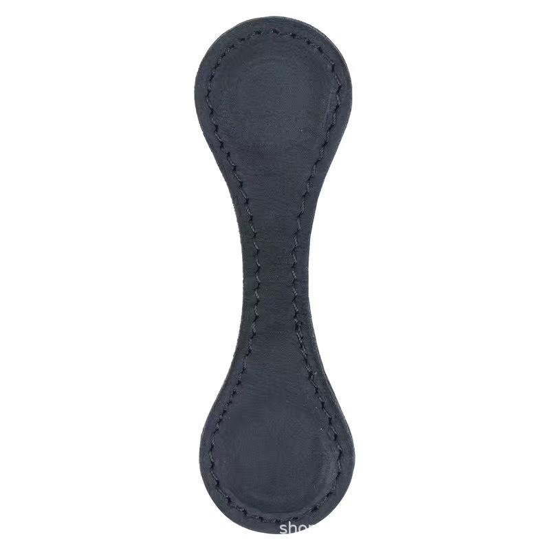 Crazy Horse Leather Double-Sided Magnetic Bookmark Clip