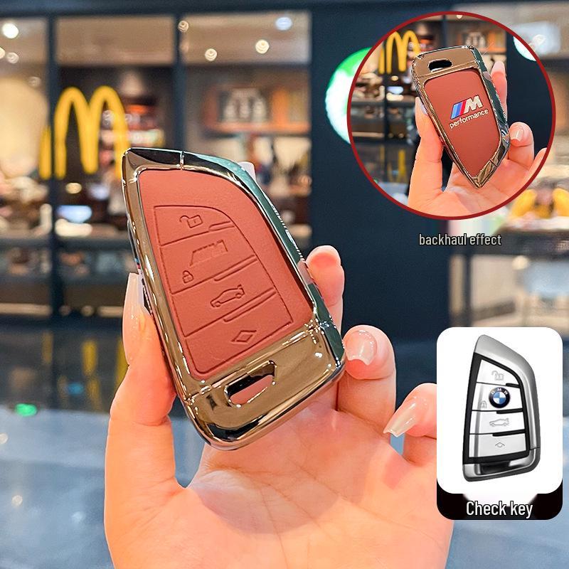 BMW Key Cover: Fits 1, 2, 3, 5 Series; I3, X1, X3, X5, iX3 Models with Blade Buckle