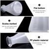 TEHAUX Erlenmeyer Flasks, Plastic Conical Flasks for Lab Use, for Kids and Students, Education and Learning, 50ml, 100ml, and 500ml, Set of 3