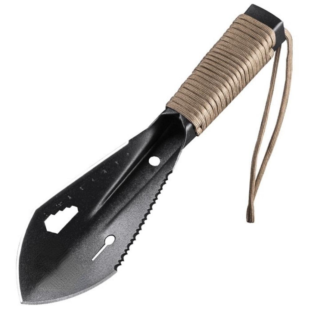 Stainless Steel Garden Shovel Spade Multi Tool Weeder With Sawtooth Hex Wrench Ruler Digging Trowel Knife Spear Garden Bonsai