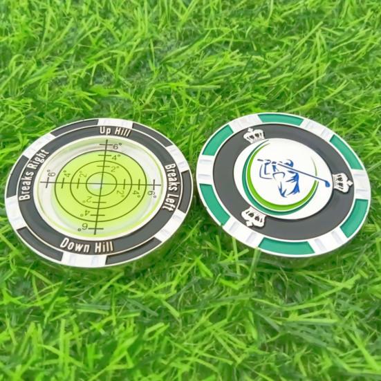 Magnetic Golf Green Reader High-Precision Compact Size Lightweight Portable Bubble Level Golf Putting Green Reading Aid