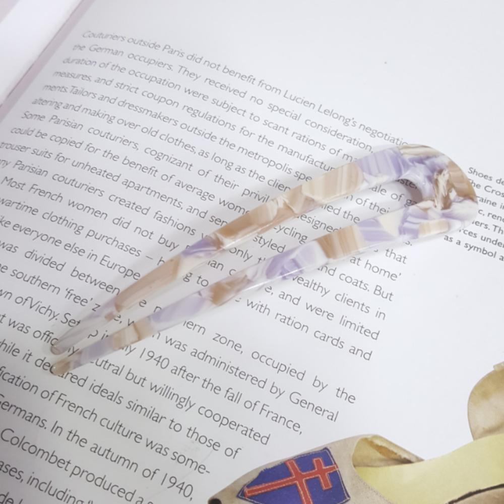 Elegant Celluloid Hairpin (Minimum 3EA)