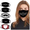Adult Washable And Reusable Breathable Beard Pattern Windproof And Haze Mask