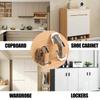 10-1PCS 90 Degree Steel Cabinet Hinges No-Drilling HoleHydraulic Buffer Hinge Kitchen Cabinet Cupboard Hinges Furniture Hardware