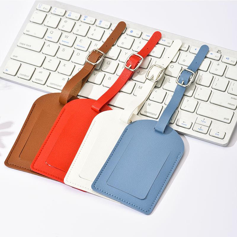 Trending Airplane Boarding Pass Travel Bag Tag – Creative Leather PU Design