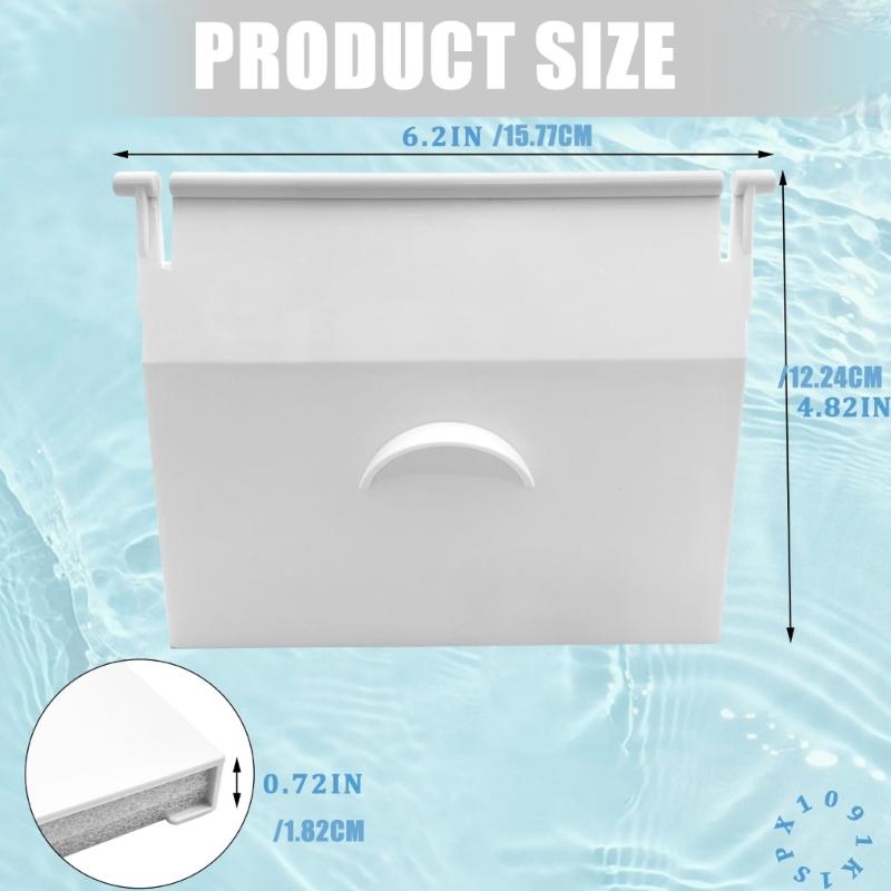 Skimmer Weir Door Plastic Lid Skimmer Door Flapper Weir Gate Assembly Pool Maintenance Tools for SP1091LX, SP1094