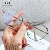 BEGREAT Cat Eye Anti Blue Light Optical Eyeglasses Women Blue Blocking Computer Goggles Oversized Glasses Alloy Frame Eyewear