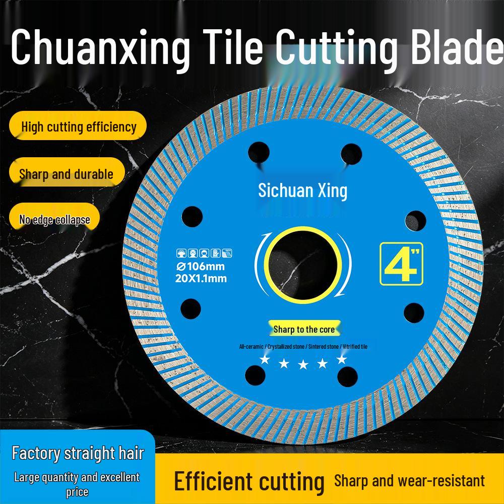 Ultra-Thin Dry Cut Saw Blade for Porcelain, Ceramic, Marble & More - Anti-Chipping Technology