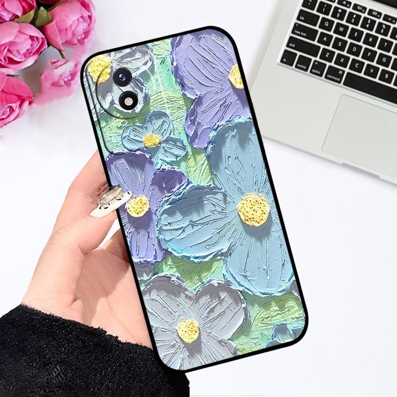 For Vivo Y02 4G Cases Y02A Y02t Y02s Color Printing Silicone TPU Phone Cover For VIVO Y11 2023 4G Bumper V2236A Coque Fundas