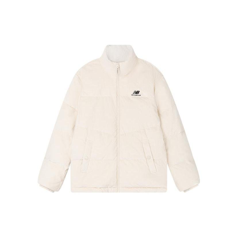 New Balance Goose Warm Down Jacket Asia Sizing  White  Men s 5PC44393-IV XL