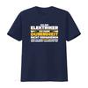 Funny Electrician T Shirt IM An CanT Fix Stupidity But Can Repair Its Damage vintage Washed Stretched Unisex Casual fashion