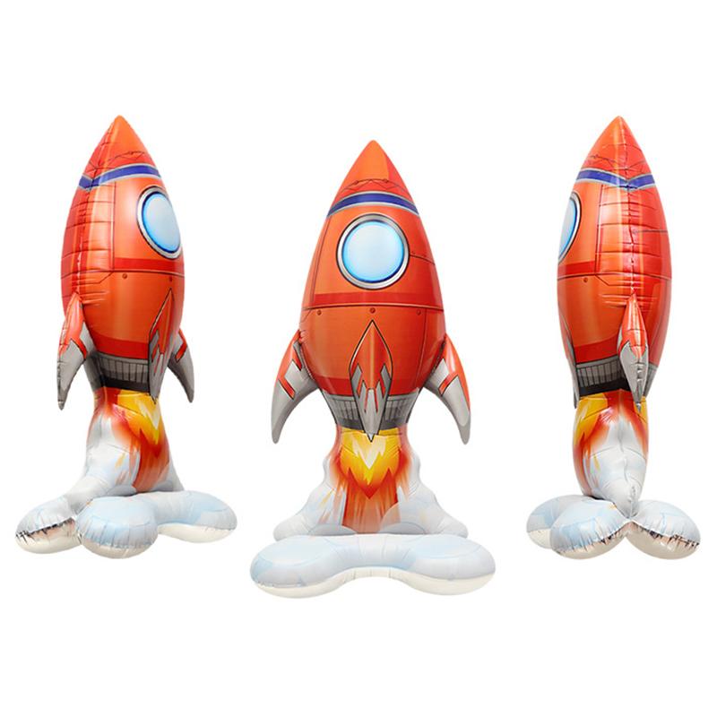 3D Astronaut Folienballon Raketenballons Weltraumballons Für Jungen Kinder Astronauta Universum Serie Weltraum Geburtstagsparty Deko